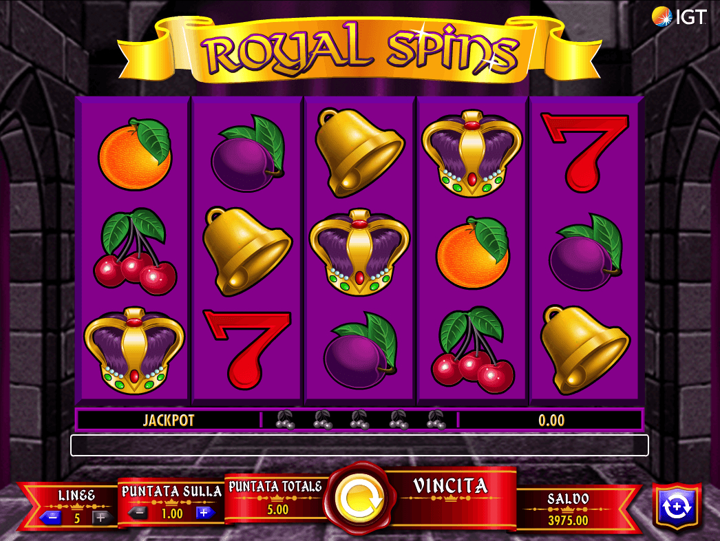 Сорвите джекпот с игровым аппаратом «Royal Spins» на портале казино Вулкан